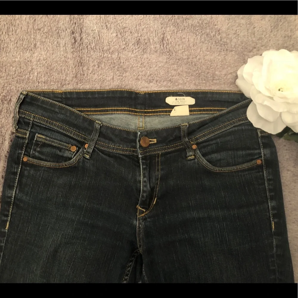H&M SQIN low waist slim leg jeans size 29x32 - Picture 4 of 9